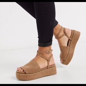 ASOS design chunky flat form sandal